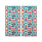 British Pattern Print Design 04 Gauze Curtain