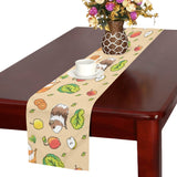 Guinea Pig Pattern Print Design 05 Table Runner