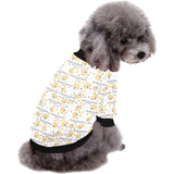 Golden Retriever Pattern Print Design 04 All Over Print Pet Dog Round Neck Fuzzy Shirt