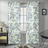 hand drawn blueberry pattern Gauze Curtain