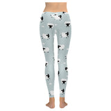 Sheep polka dot cloud pattern Women's Legging Fulfilled In US