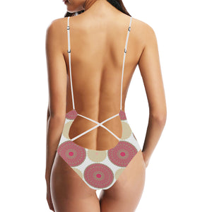 Circle indian pattern Women's One-Piece Swimsuit