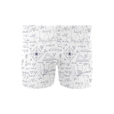 Math Pattern Print Design 03 Men's Swimming Trunks