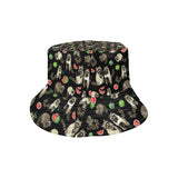 Raccoon watermelon pattern Unisex Bucket Hat