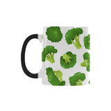 Cute broccoli pattern Morphing Mug Heat Changing Mug