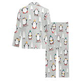 Cute Penguin christmas pattern Men's Long Pajama Set