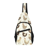 Cute rooster chicken cock All Over Print Chest Bag