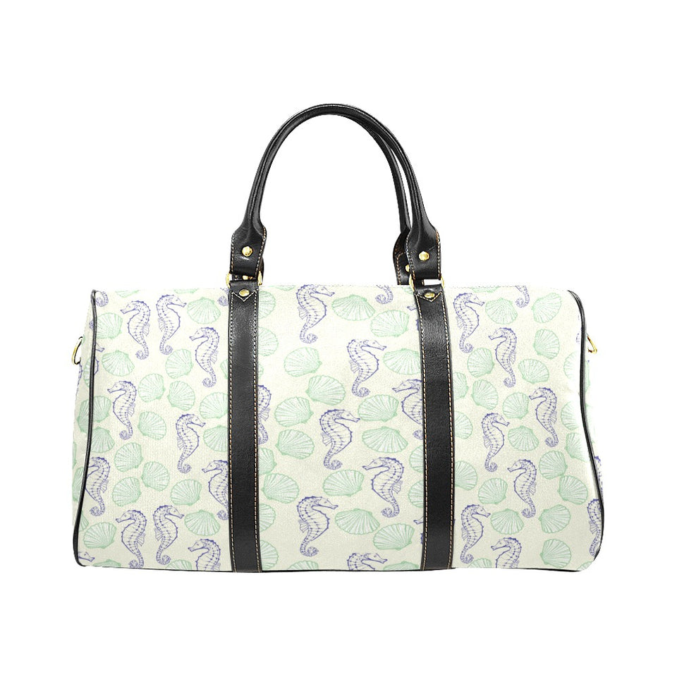 Seahorse shell pattern Travel Bag