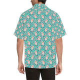 Pig Pattern Print Design 01 Men's All Over Print Hawaiian Shirt (Model T58)