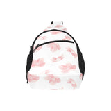 Pink sakura cherry blossom pattern All Over Print Chest Bag