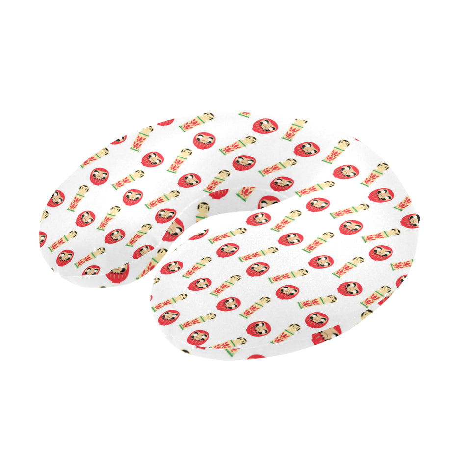 Daruma japanese wooden doll U-Shaped Travel Neck Pillow