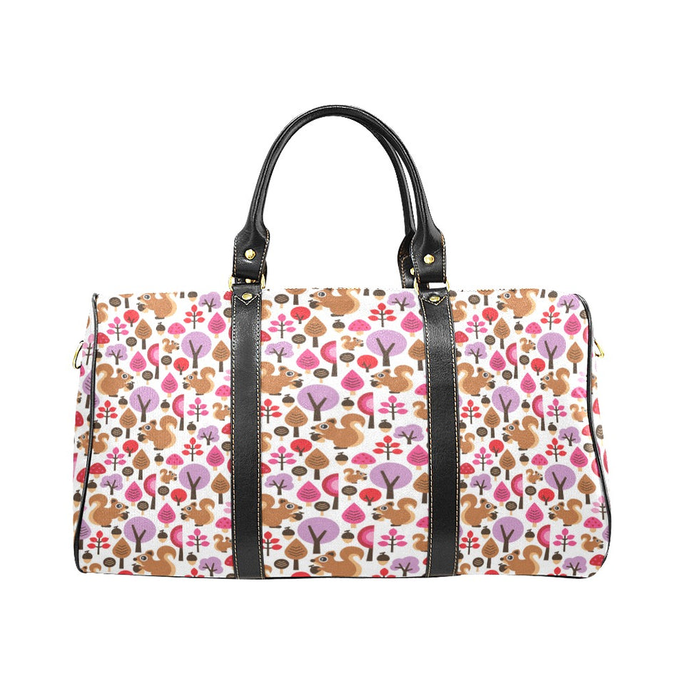 Squirrel Pattern Print Design 02 Travel Bag