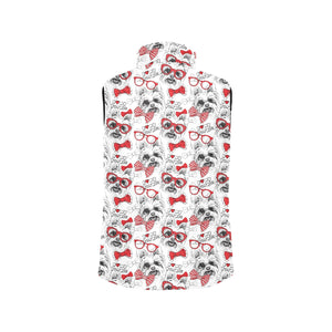 Yorkshire Terrier Pattern Print Design 04 Men's Padded Vest