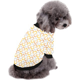 Horseshoes Pattern Print Design 03 All Over Print Pet Dog Round Neck Fuzzy Shirt