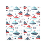 Cute color paper sailboat pattern Gauze Curtain