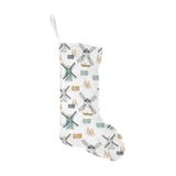 windmill pattern Christmas Stocking