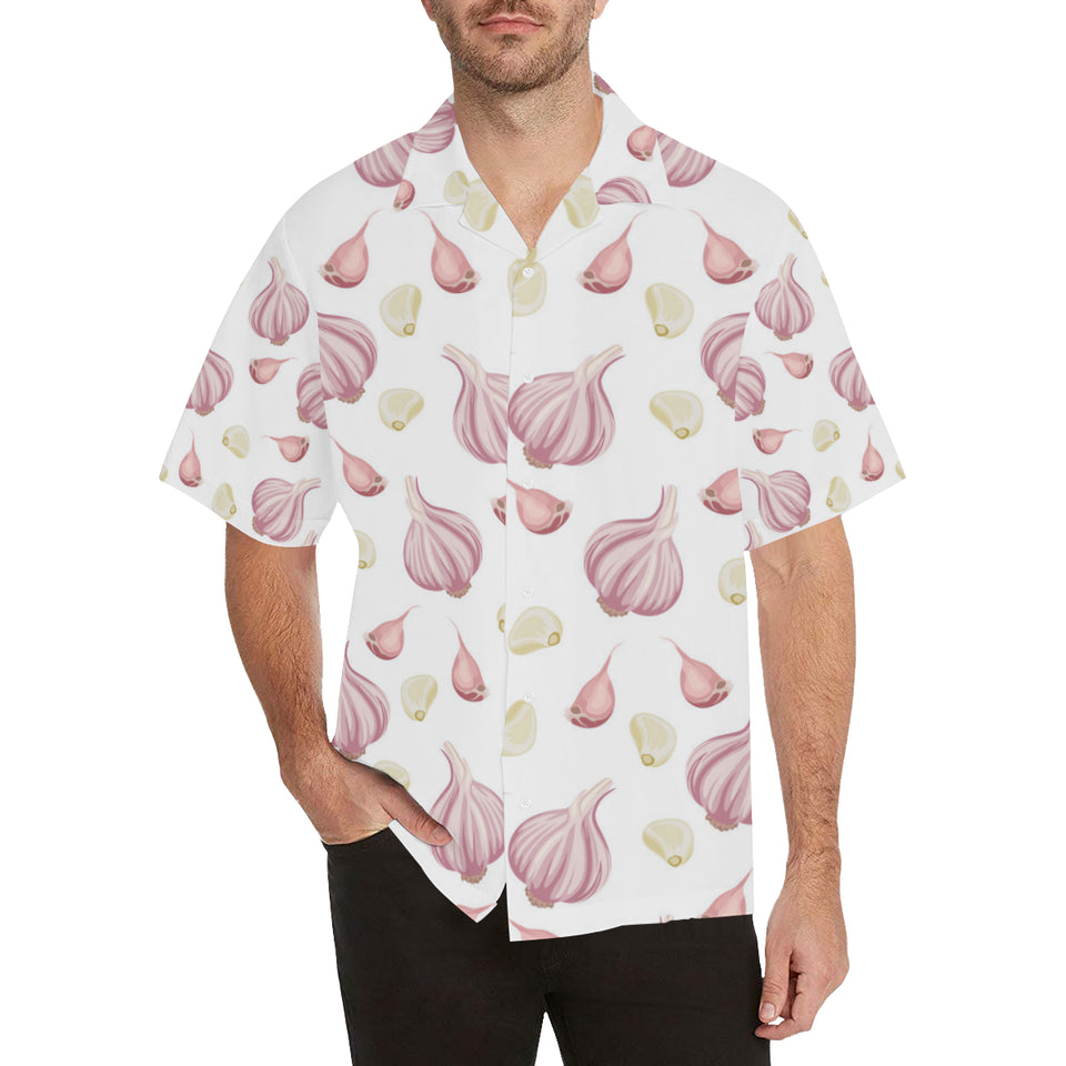 Garlic pattern Men's All Over Print Hawaiian Shirt