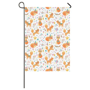 cute tribal fox pattern House Flag Garden Flag