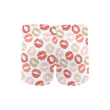Lips Pattern Print Design 04 Men's Swimming Trunks