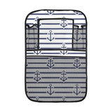 Anchor rope nautical pattern Car Seat Back Organizer