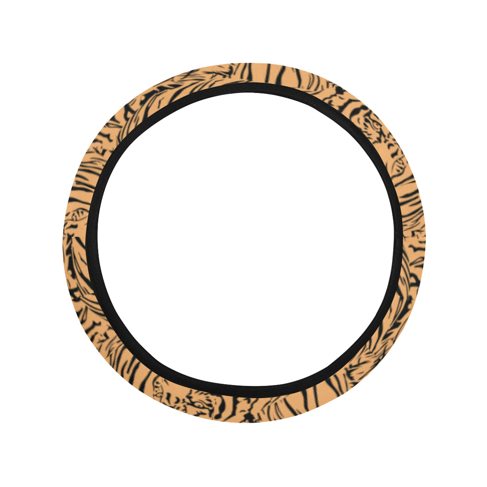 Bengal tigers pattern Car Steering Wheel Cover