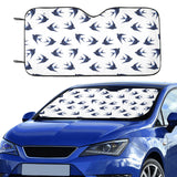 Swallow Pattern Print Design 03 Car Sun Shade
