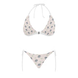 cute raccoons leaves pattern Sexy Bikinis Two-Piece Swimsuits