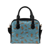 Sea otters pattern Shoulder Handbag