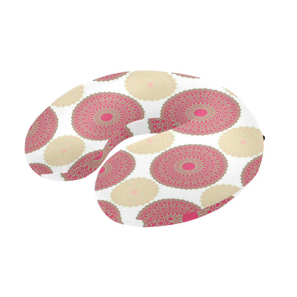 Circle indian pattern U-Shaped Travel Neck Pillow