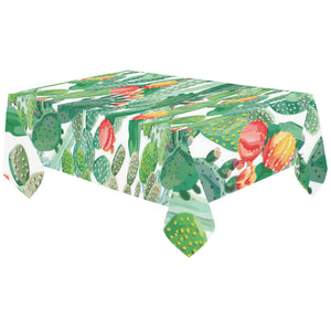 Cactus design pattern copy Tablecloth
