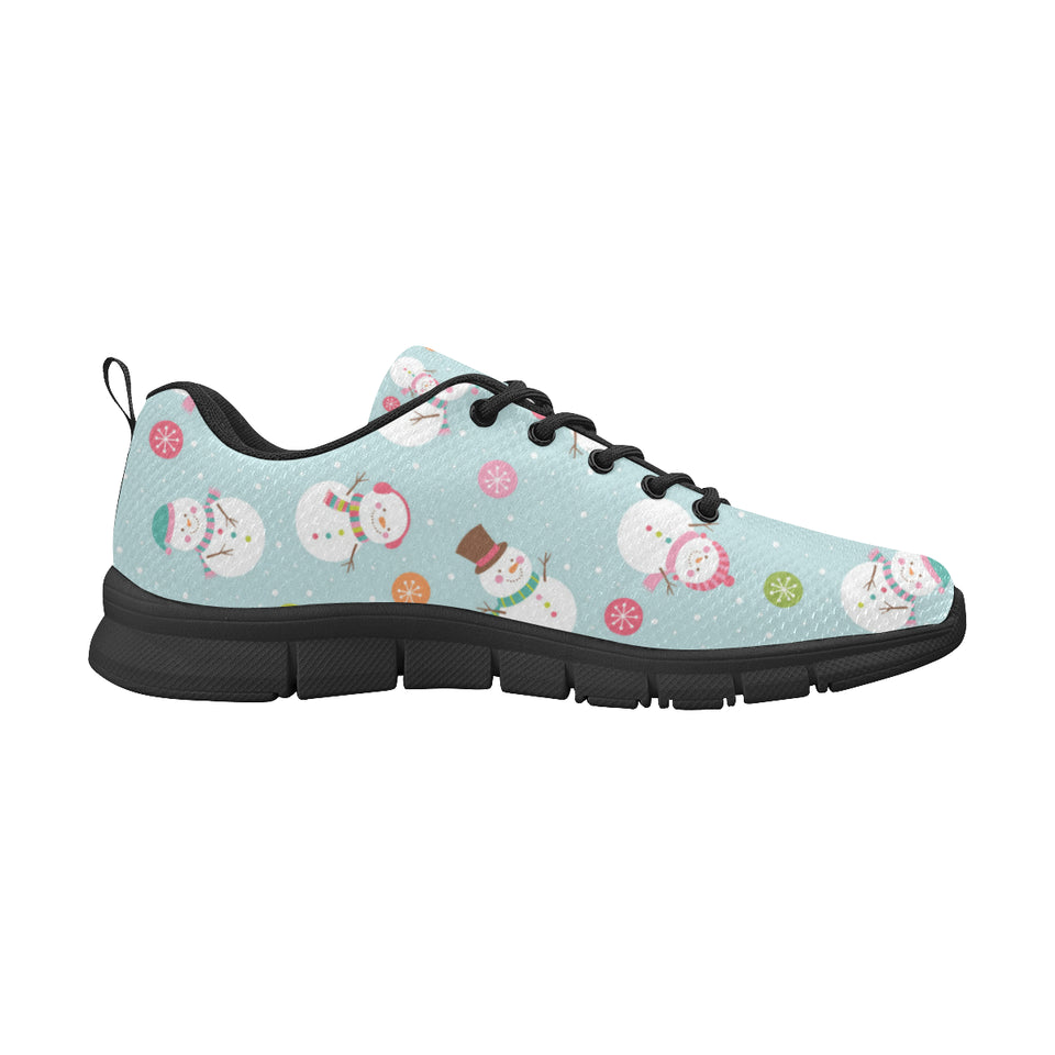 Cute snowman snowflake pattern Men's Sneaker Shoes