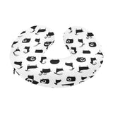 Goat ram pattern U-Shaped Travel Neck Pillow