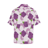 Cute Grape pattern Men's All Over Print Hawaiian Shirt
