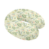 Hand drawn sea turtle fish pattern U-Shaped Travel Neck Pillow