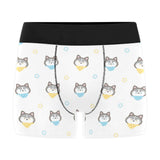 Cute Siberian Husky pattern Men's All Over Print Boxer Briefs Men's Underwear