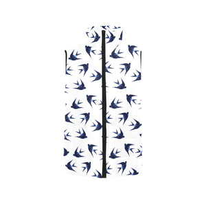 Swallow Pattern Print Design 03 Women's Padded Vest