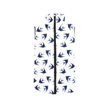 Swallow Pattern Print Design 03 Women's Padded Vest