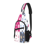 Teddy Bear Pattern Print Design 03 All Over Print Chest Bag