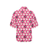Guinea Pig Pattern Print Design 01 Women's All Over Print Hawaiian Shirt