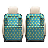 Tennis Pattern Print Design 05 Car Seat Back Organizer