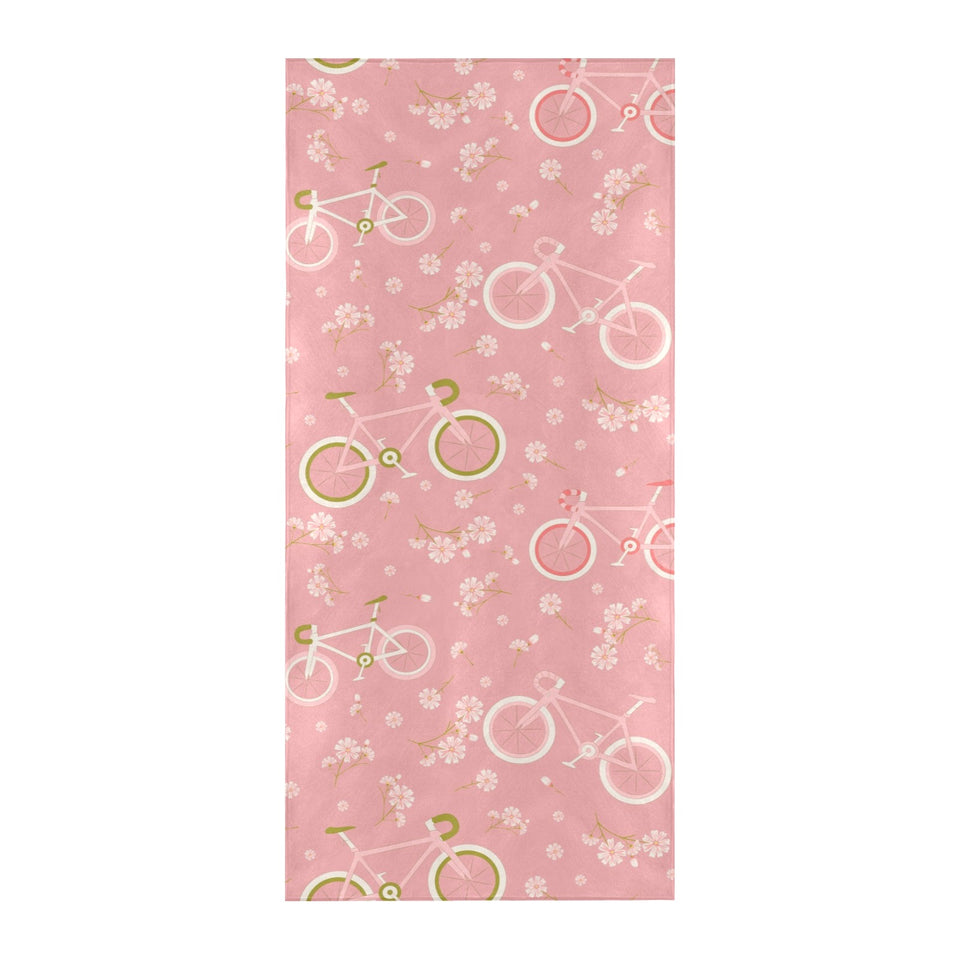 Bicycle Pattern Print Design 02 Beach Towel
