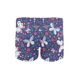 Colorful butterfly flower pattern.eps Men's Swimming Trunks