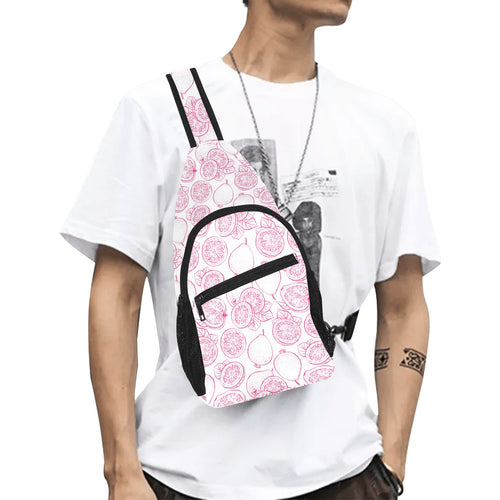 Sketch guava pattern All Over Print Chest Bag