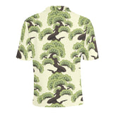 Bonsai pattern Men's All Over Print Polo Shirt