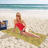 Corn Pattern Print Design 01 Beach Towel
