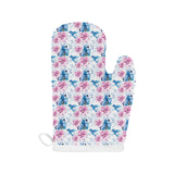 Hummingbird Pattern Print Design 02 Heat Resistant Oven Mitts