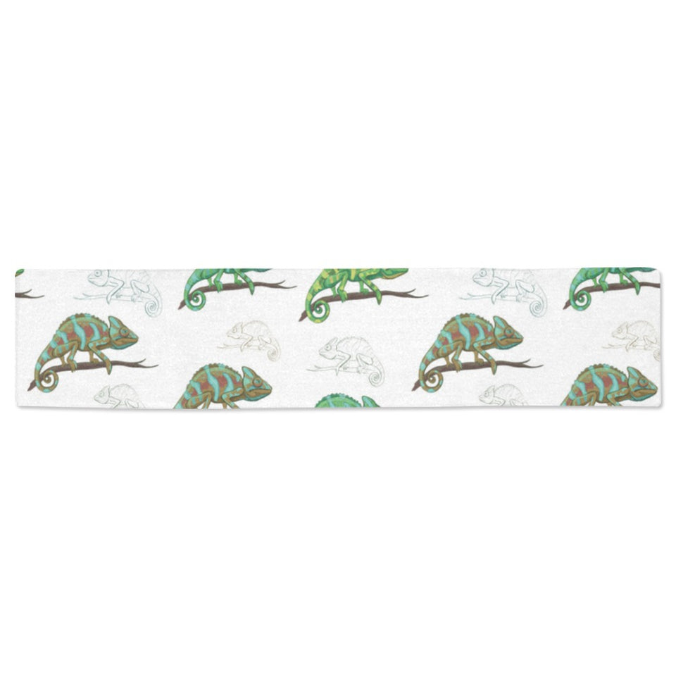 Chameleon lizard pattern Table Runner