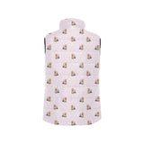 Yorkshire Terrier Pattern Print Design 02 Women's Padded Vest