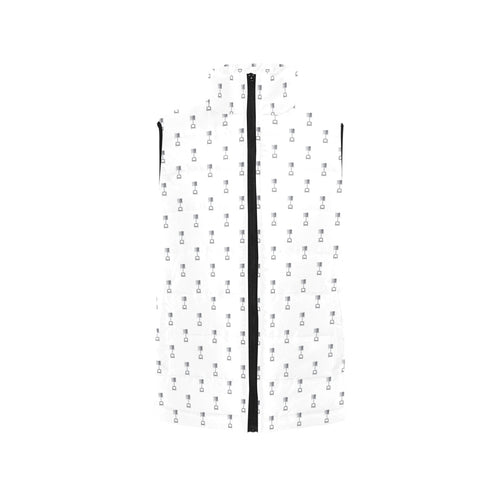 Engine Piston Background Pattern Print Design 01 Women's Padded Vest