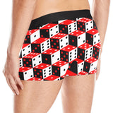 Dice Pattern Print Design 02 Men's All Over Print Boxer Briefs Men's Underwear